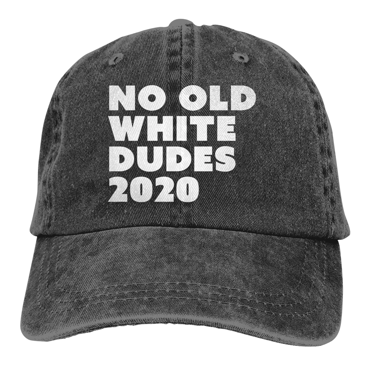 No Old White Dudes черная бейсболка Унисекс Мужская Женская джинсовая бейсболка с ремешком на спине Регулируемая Кепка для гольфа