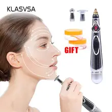 KLASVSA электронный лазер иглоукалывание ручка меридианы Массаж энергии тела китайская терапия устройство облегчение боли обрабатываемые инструменты
