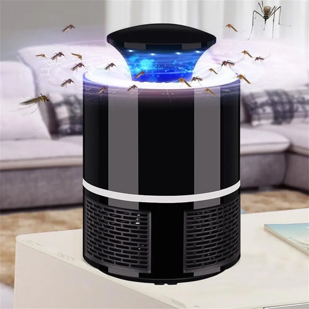 Mosquito killer USB Электрический комаров killer лампа Фотокатализ немой домашний светодиодный жучок ловушка для насекомых Zapper ловушка без излучения