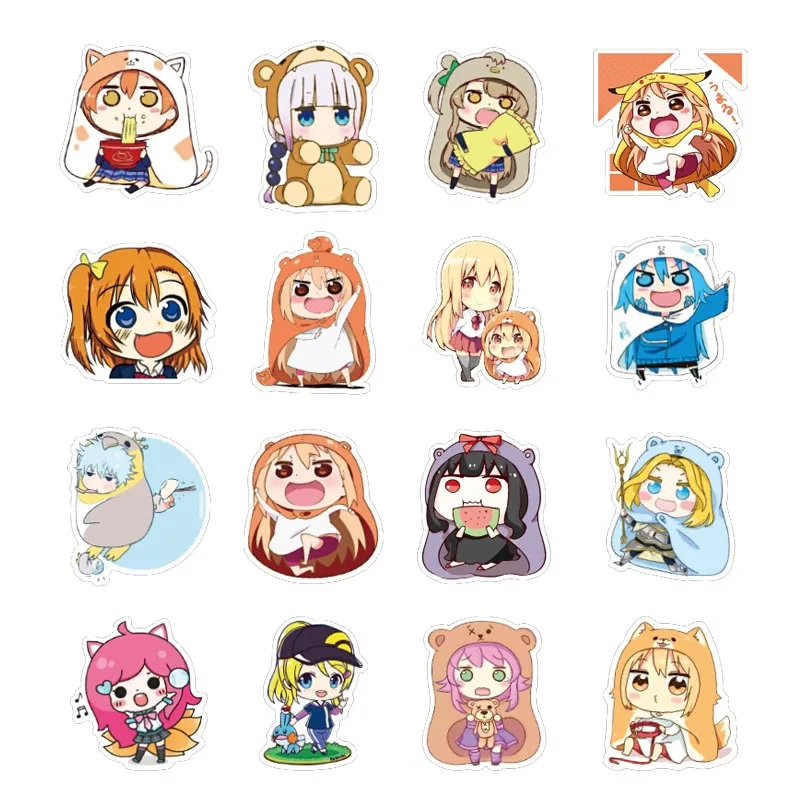 50 шт. Himouto Умару-тян наклейки для багажа ноутбука мотоцикла скейтборда велосипеда игрушка