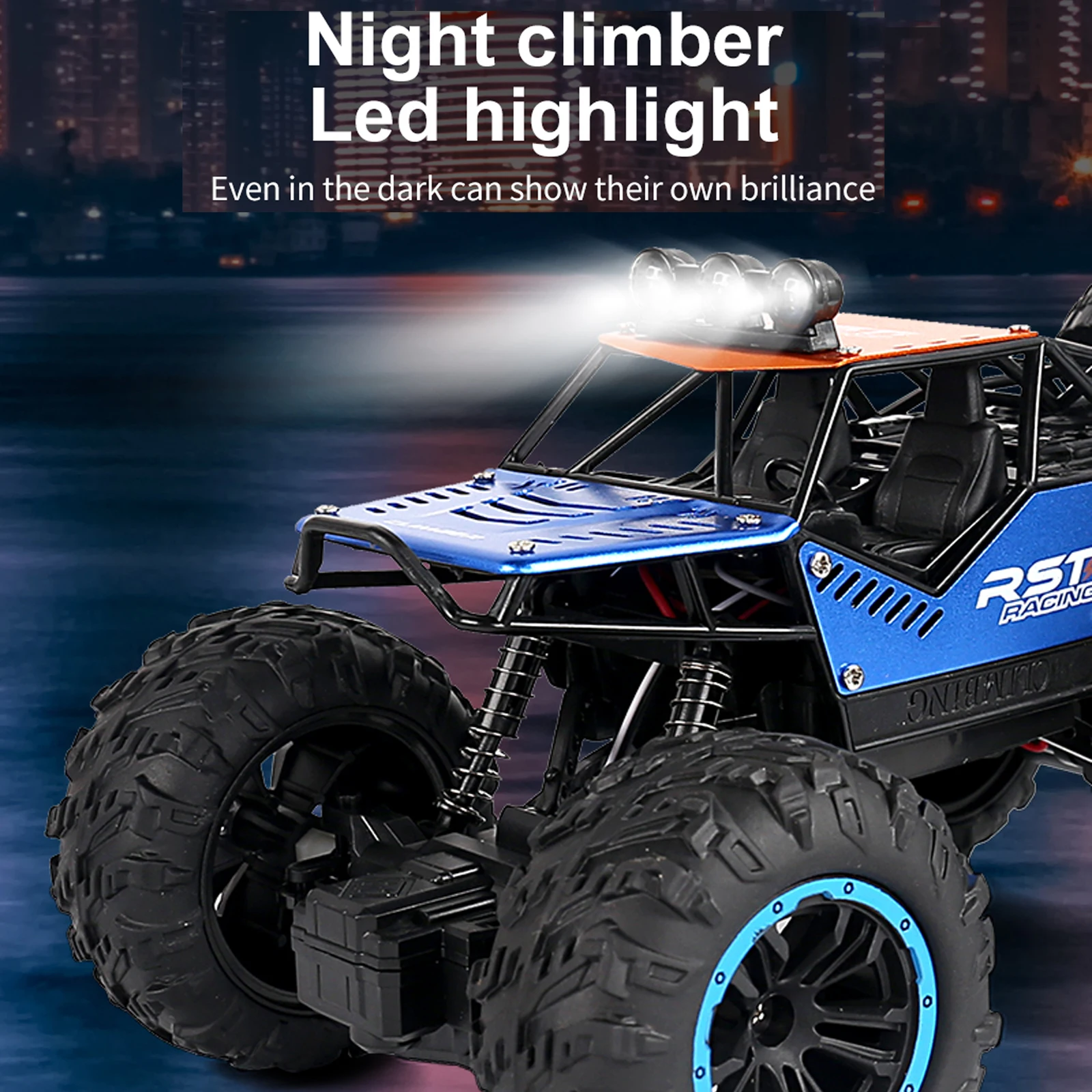 1/20 RC Car 20KM/H High Speed Off Road RC Trucks Alloy Shell Racing Climbing RC Car Gifts for Kids Adults 1/20 RC Car 20KM/H High Speed Off Road RC Trucks Alloy Shell Racing Climbing RC Car Gifts for Kids Adults