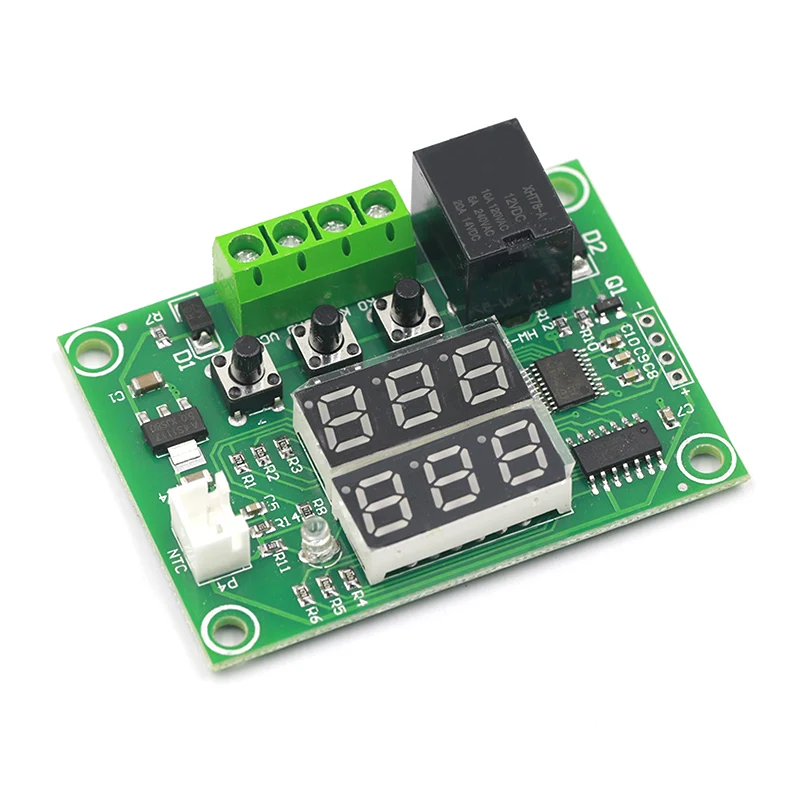 XH W1219 DC 12V двойной светодиодный цифровой дисплей термостат регулятор температуры