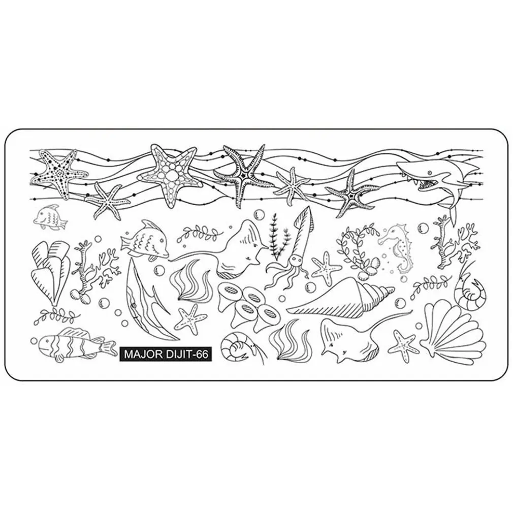Армейский зеленый Diy Nail Art Tool Nail Art Image Printing Plate Polish Stamping Template Nail Art Printing Template With White Back Card - Цвет: Армейский зеленый