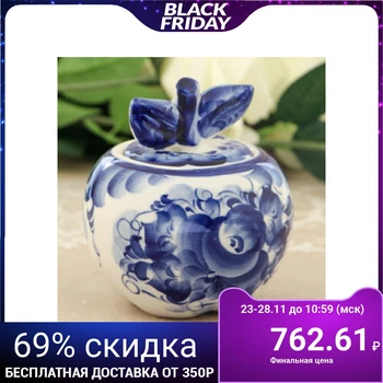 

Sugar bowl "Apple", 10 × 10 × 11 cm, Gzhel 1374117