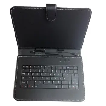 

For Yuntab Tablet 10.1 Inch Black 2 in 1 Waterproof Dustproof Foldable case cover with USB Wired Keyboard Stand Holder