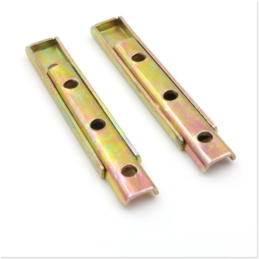 Furniture Bed Buckle Insert Connector Hinge Sofa Bolt Connecting Pins Accessories Furniture Bolts Buckle Hinges 2Pcs/set furniture bolt latch