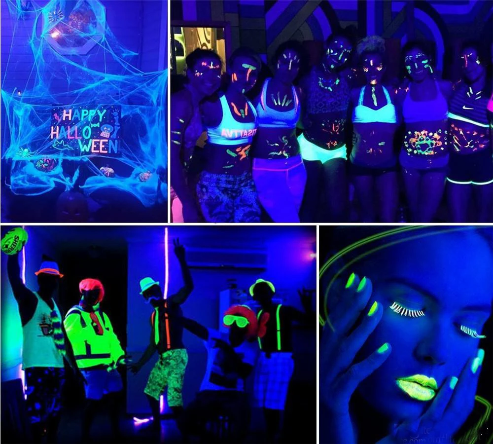 10 шт. Blacklight высокой мощности 10 Вт 20 Вт 30 Вт 50 Вт AC85-265V УФ светодиодный прожектор водонепроницаемый для вечерние в темноте Рыбалка аквариум