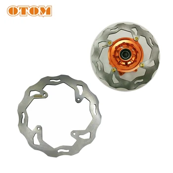 

OTOM Brake Disc Motocross Dirt Street Bike Front and Rear Steel Flower Type Brake Flange For HONDA CRF250R CRF250X CRF450