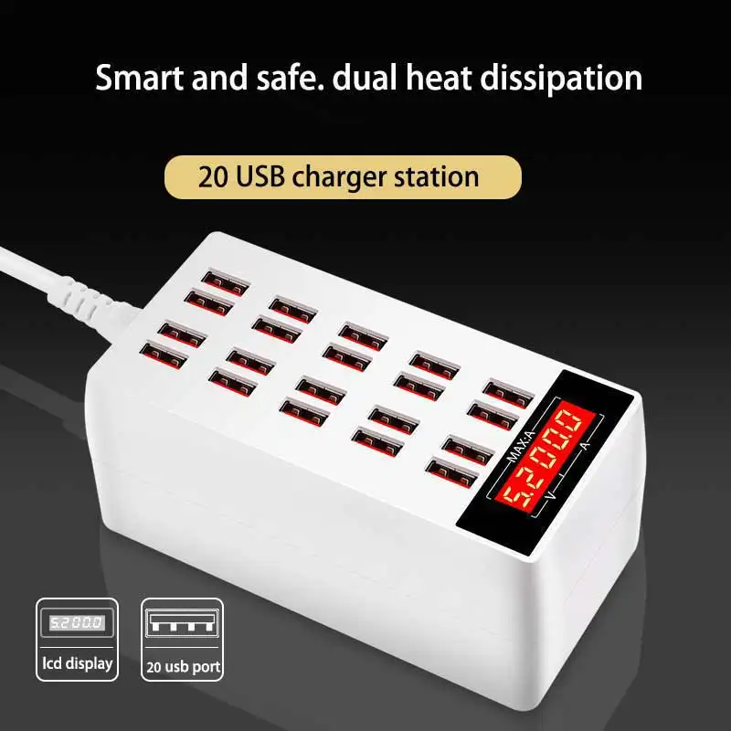 Зарядное устройство USB для телефона универсальная станция быстрой зарядки huawei