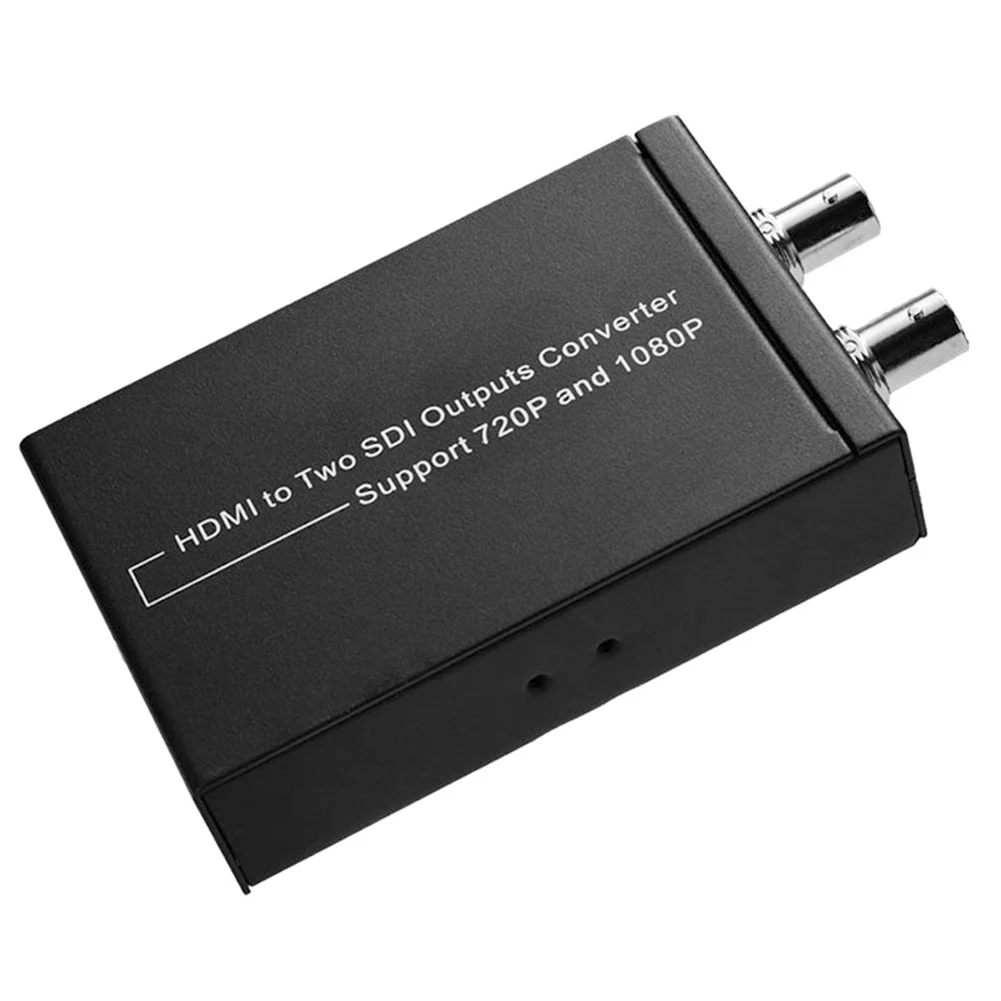 

HD Theater Black Adaptor With Power Supply Converter Transmission Accessories Mini Output Home Video HDMI To SDI