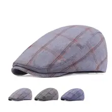 Унисекс модные повседневные клетчатые принты Newsboy Gatsby Повседневные Вечерние береты 55-60 см/21,6-23,6 дюйма