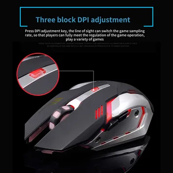 

Professional USB Wired Gaming Computer Mouse 1600 DPI Optical LED Lighting Mouse Gamer for Computer Overwatch For Laptop