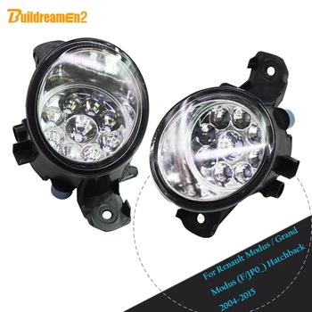 

Buildreamen2 For Renault Modus Grand Modus (FJP0_) Hatchback 2004-2015 Car Fog Light LED Light DRL Daytime Running Light 1 Pair