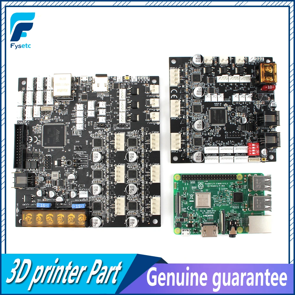 Клонированная плата Duet 3 6HC и 3HC + Raspberry Pi Model B улучшенная 32 битная для 3D принтера