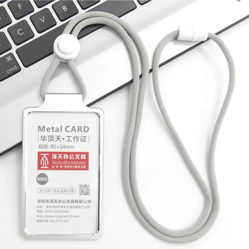 Aluminum Alloy Desk Card and Stationery Organizer