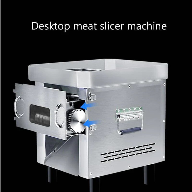 high quality stainless steel meat slicer pull type knife group sliced diced commercial household electric | Бытовая техника