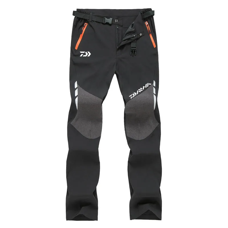 Mens Breathable Quick Dry Fishing Pants Stretch Thin Full Length Hiking Climbing Camping Outdoor Sport Clothes Trousers | Спорт и
