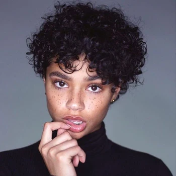 

Short Human Hair Wigs With Bangs Malaysian Body Wave Wig Human Hair Short Wig Non Remy Hair Wigs For Women Fashion Queen