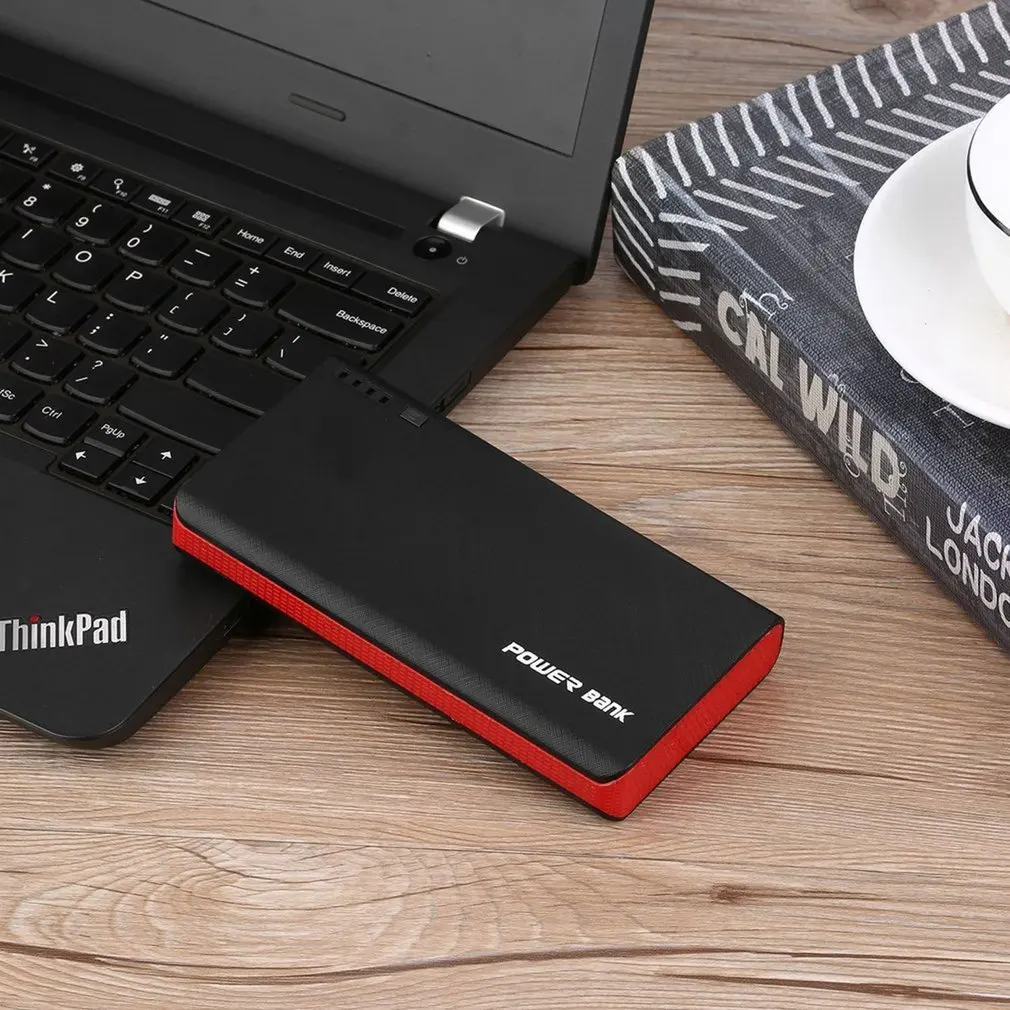 Универсальный 8000 мАч портативный внешний аккумулятор 4 usb порта источник питания для смартфонов 18650 батарея резервного питания с светодиодный светильник
