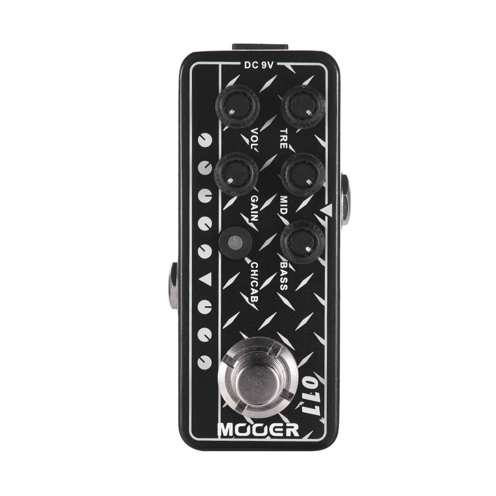 

New MICRO PREAMP Series 011 CALI-DUAL Digital Preamp Preamplifier Guitar Effect Pedal Dual Channels 3-Band EQ with True Bypass