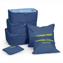 Нейлоновый куб для упаковки, дорожная сумка, Прочная Система, 6 шт., набор, большая емкость сумок, унисекс, одежда для сортировки