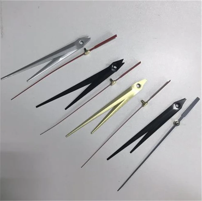 

10sets/lot Silent Black Quartz Wall Clock Movement with Hands Mechanism DIY Clock Parts shaft 9mm 12mm 17 mm 19mm 20mm 24mm