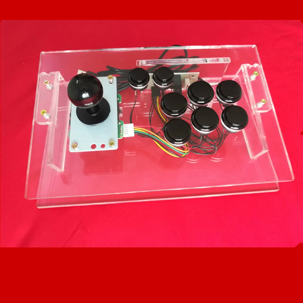  Arcade Joystick Arcylic transparent USB Fighting Stick Gaming Controller Gamepad Video Game For PC 
