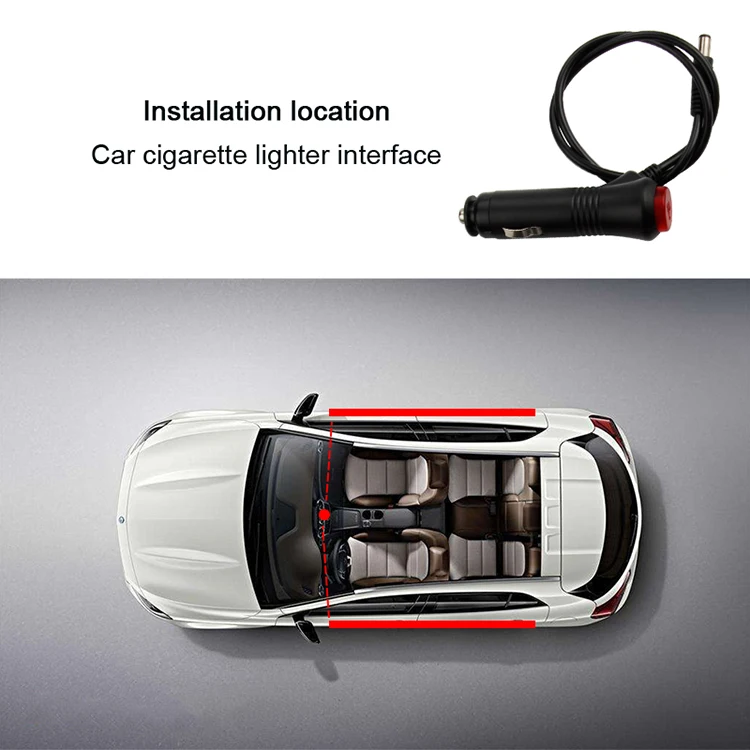 OKEEN Car LED 12V Door Light Universal Flexible Strip Waterproof Light Automobiles Door Welcome Lamp Remote control Accessories