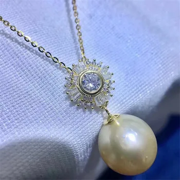 

Jewelry Handwork Pendant Base S925 Sterling Silver Pearl Pendant Accessories And Parts Findings Jewelry For DIY Fittings Women