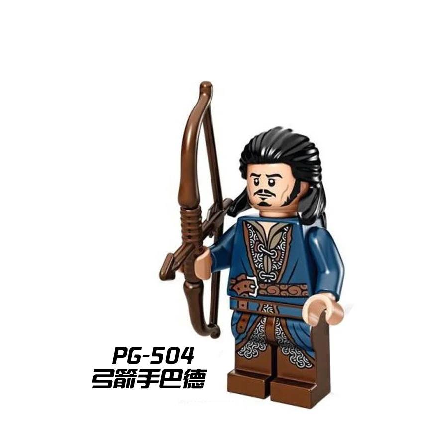 50 шт./лот, строительные блоки Anduin Wrynn Jaina Rexxar Medivh Thrall Sylvanas Windrunner Illidan, игрушки для детей - Цвет: Армейский зеленый