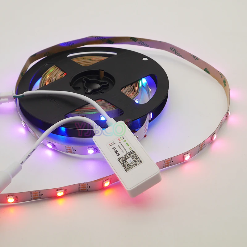 

New WIFI LED Controller SP501E Works with Amazon Alexa for Addressable IC strip WS2812bB SK6812 UCS1903 DC5-24V control 900pixel