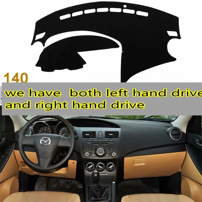 Для Mazda Axela Mazda3 2010 2011 2012 2013 коврик для приборной панели аксессуары стайлинга