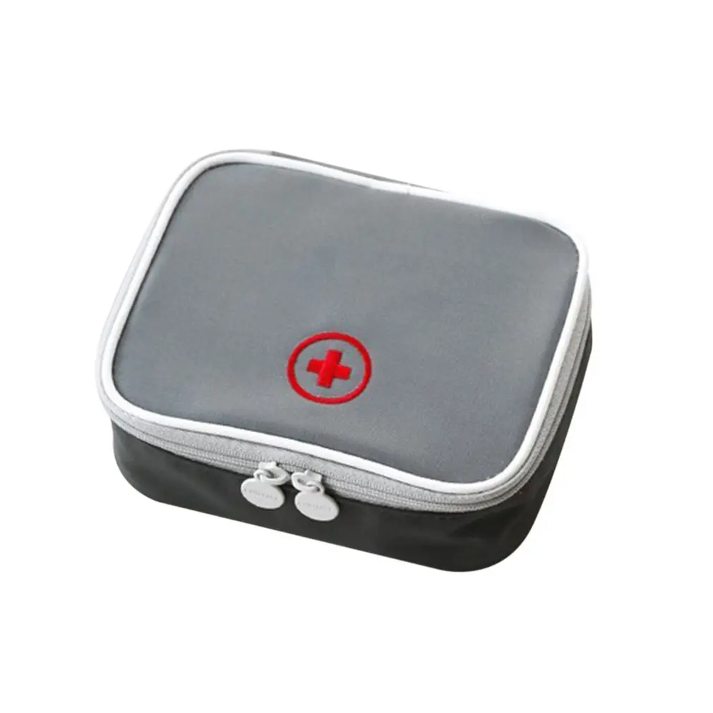 Mini estuche para botiquín de primeros auxilios al aire libre, paquete de medicamentos portátil de viaje, bolsas de Kit de emergencia, bolsa de almacenamiento de medicamentos, organizador pequeño