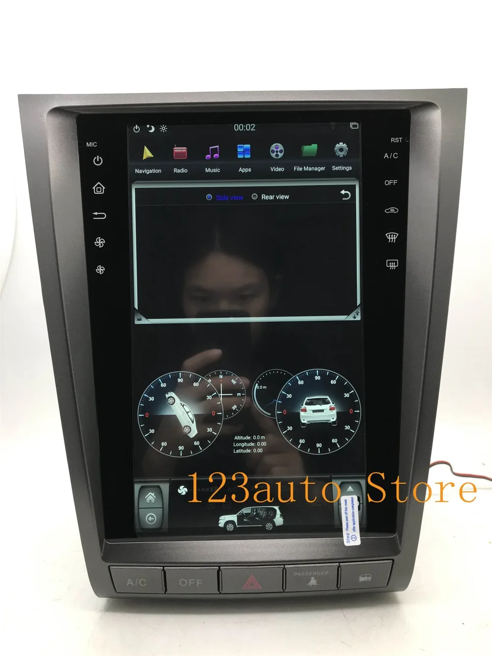 12,1 ''вертикальный Tesla стиль Android 8,1 автомобильный DVD gps плеер для lexus GS GS300 GS350 GS450 GS460 2004-2011 ips HDMI PX6