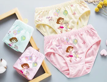 

Lovely Briefs Kids Baby Girls Cotton Underwear Cute Underwear Panties Disper Comfortable Lovely Print Brief Underpants