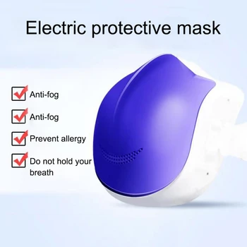 

1PC Smart Air Supply Electric Mask Air Purifying Mask Anti Dust Mask For Running/Travel/Dust/Air Pollution/Motorcycle/Sport