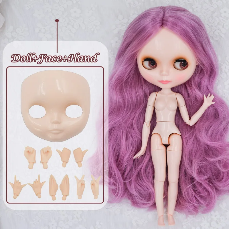 Neo Blyth кукла NBL на заказ блестящее лицо, 1/6 BJD шарнирная кукла Ob24 кукла Blyth для девочки, игрушки для детей FH NBL 1-24 - Цвет: FHNBL23