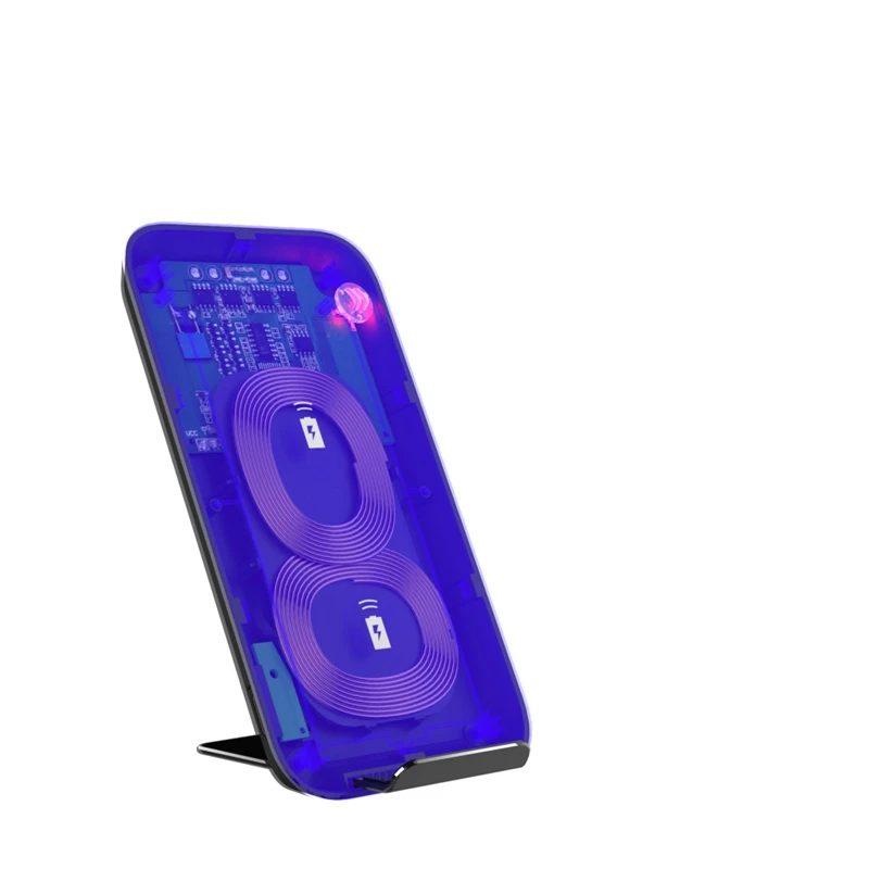 Быстрая Зарядка Qi Беспроводное зарядное устройство Подставка для samsung Galaxy S9 S8 Plus Note 9 8 для Apple IPhone X