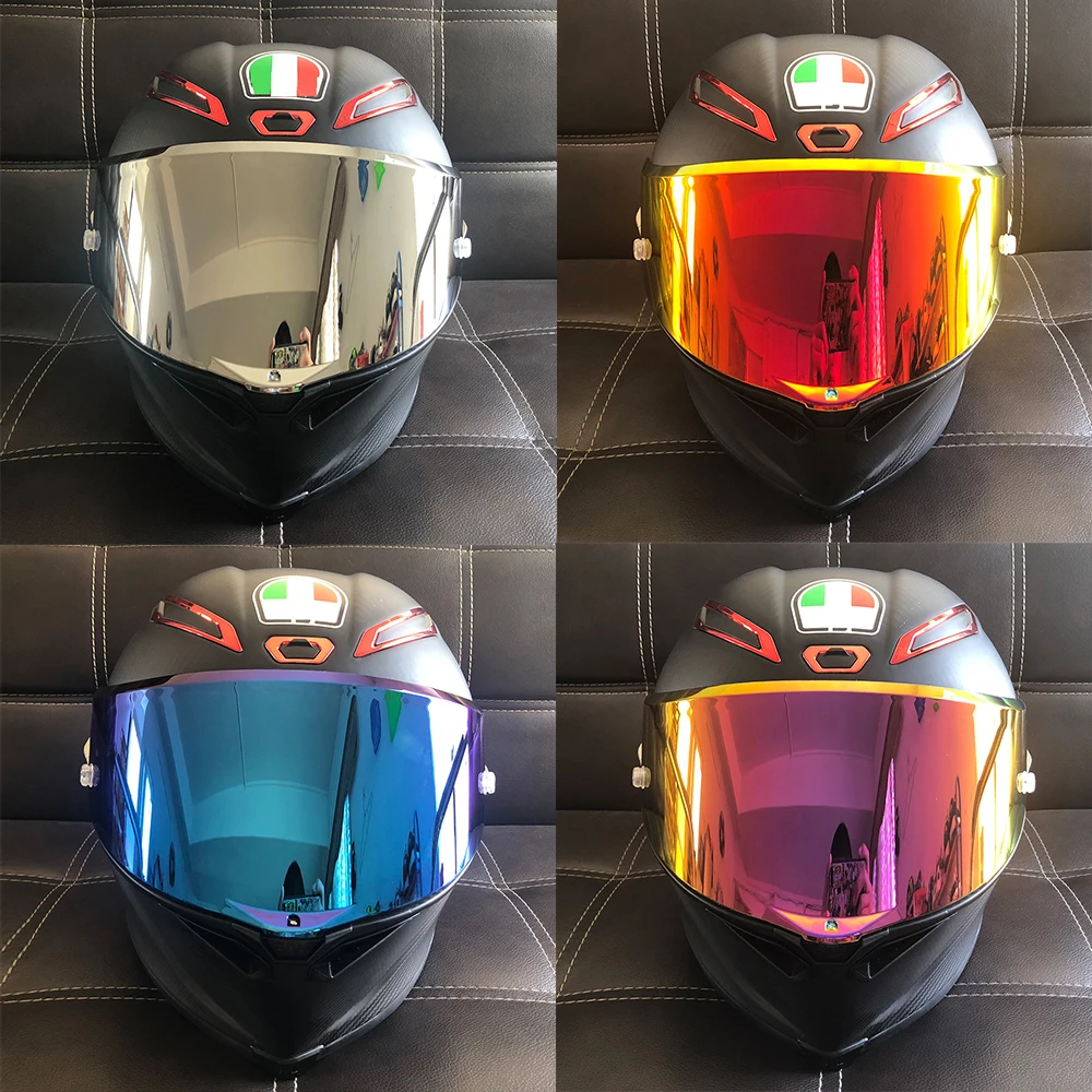 Visiera parasole per casco moto 8 colori per AGV Pista GP RR corsa R GPR  70th anniversary|Helmets| - AliExpress