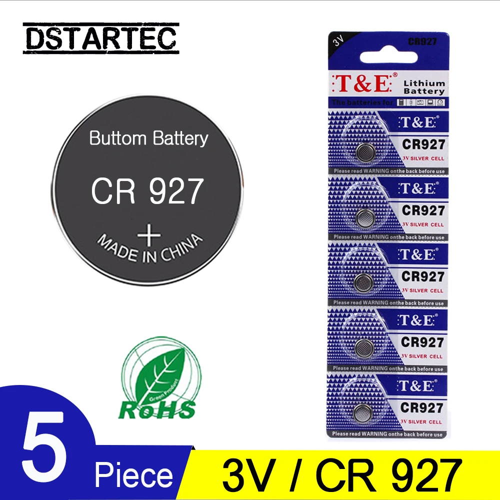 Insten CR927 3V Lithium Coin Cell Battery 5pcs-Pack