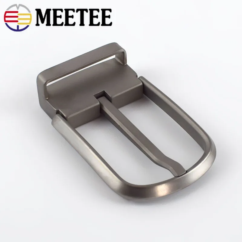 Meetee-hebilla de cinturón de titanio puro para hombre, antialérgico de 36mm para cinturones informales de negocios, anillo con tornillos, herramientas - AliExpress Hogar y jardín