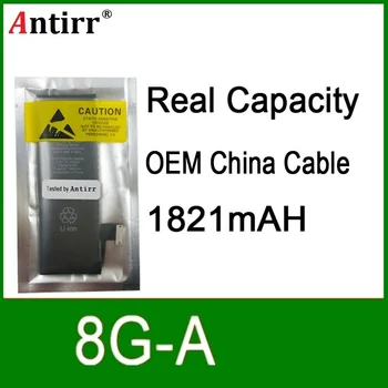 

10pcs/lot Real Capacity China Protection board 1821mAh 3.7V Battery for iPhone 8G zero cycle replacement repair parts 8G A