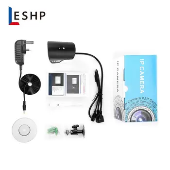 

New LESHP Waterproof H.264 1.0 MP1280X720 HD WIFI Security Mini IP IR Bullet Camera SN-IPC-4006FSW10 Network Surveillance Camera