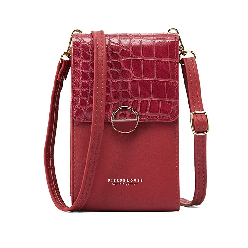 

Vintage Stone Pattern Women's Crossbody Bag Trendy Flap Cellphone Bag Casual Credit Card Holder Purse Lady Wallet for Travel