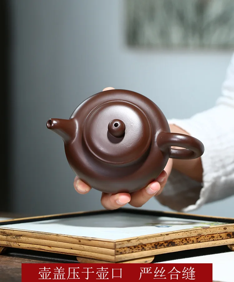 Chinese Handmade Beauty Tet Set Portable Purple Clay Teapot Zisha Teaware Kitchen Accessories Bubble Tea Free Shipping