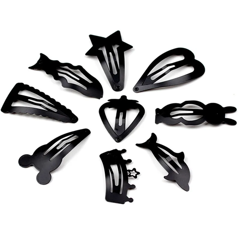 

New 1pcs Black matte paint love hair clip Girls Hairpins BB Clips Barrettes Headbands For Women Hairgrips Hair Tool Dropshipping
