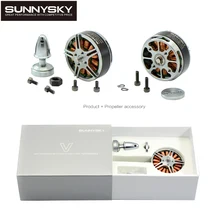 1 шт. SUNNYSKY V3508 380kv/580kv/700kv бесщеточный двигатель для мультикоптера RC