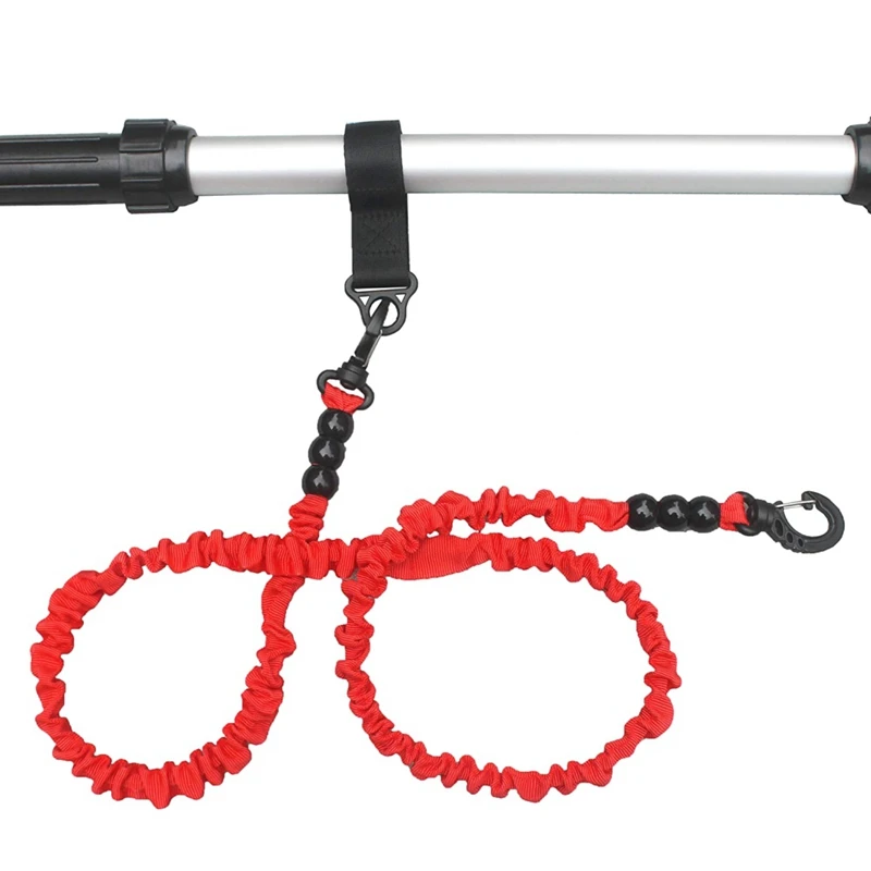 

2019Kayak canoe red tied paddle rope surfing fitness kayaking nylon belt towbar traction rope safety rope accessories