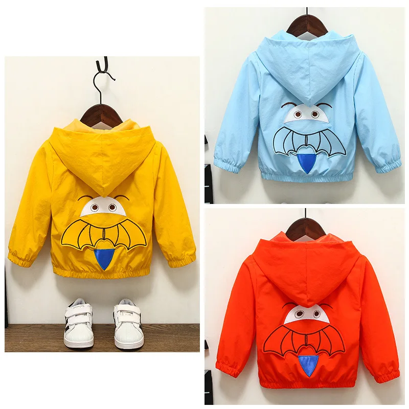 

Men And Women Children Autumn Coat 2018 New Style Children Bees Cartoon Children Hooded Zipper Infants Child Jacket