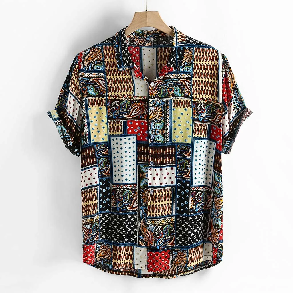 Vintage mens shirt summer men's short sleeve shirt hawaiian shirt 2020 new fashion man shirts clothes chemise homme camisas homb Vintage mens shirt summer men's short sleeve shirt hawaiian shirt 2020 new fashion man shirts clothes chemise homme camisas homb